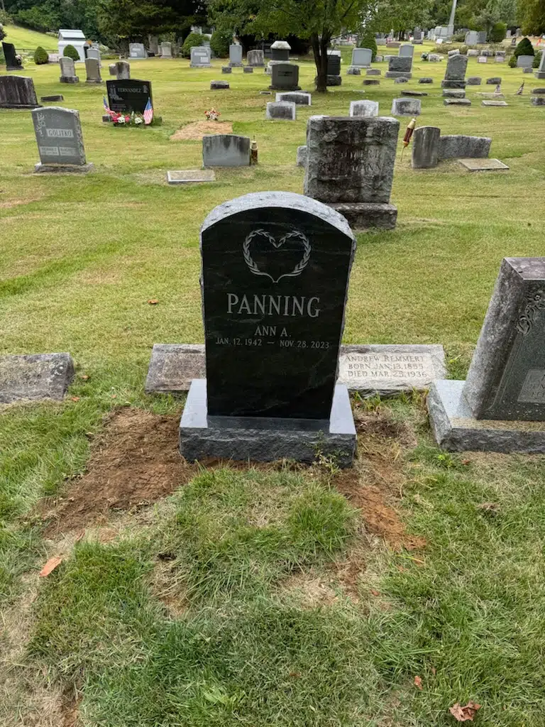 Granite Angel-Themed Headstone hand-carved by Angel Memorials in NJ — image 2