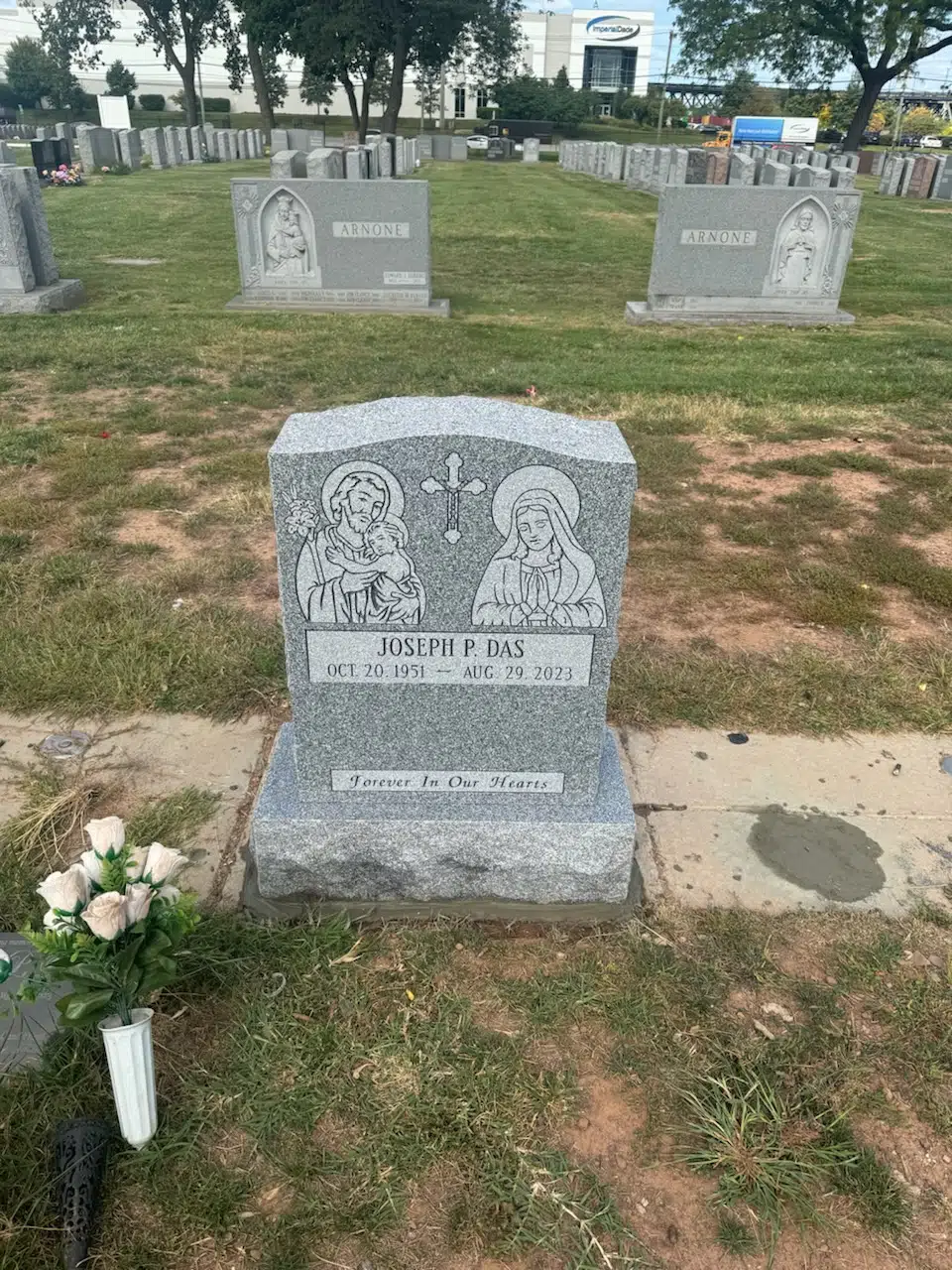 Granite Angel-Themed Headstone hand-carved by Angel Memorials in NJ — image 7