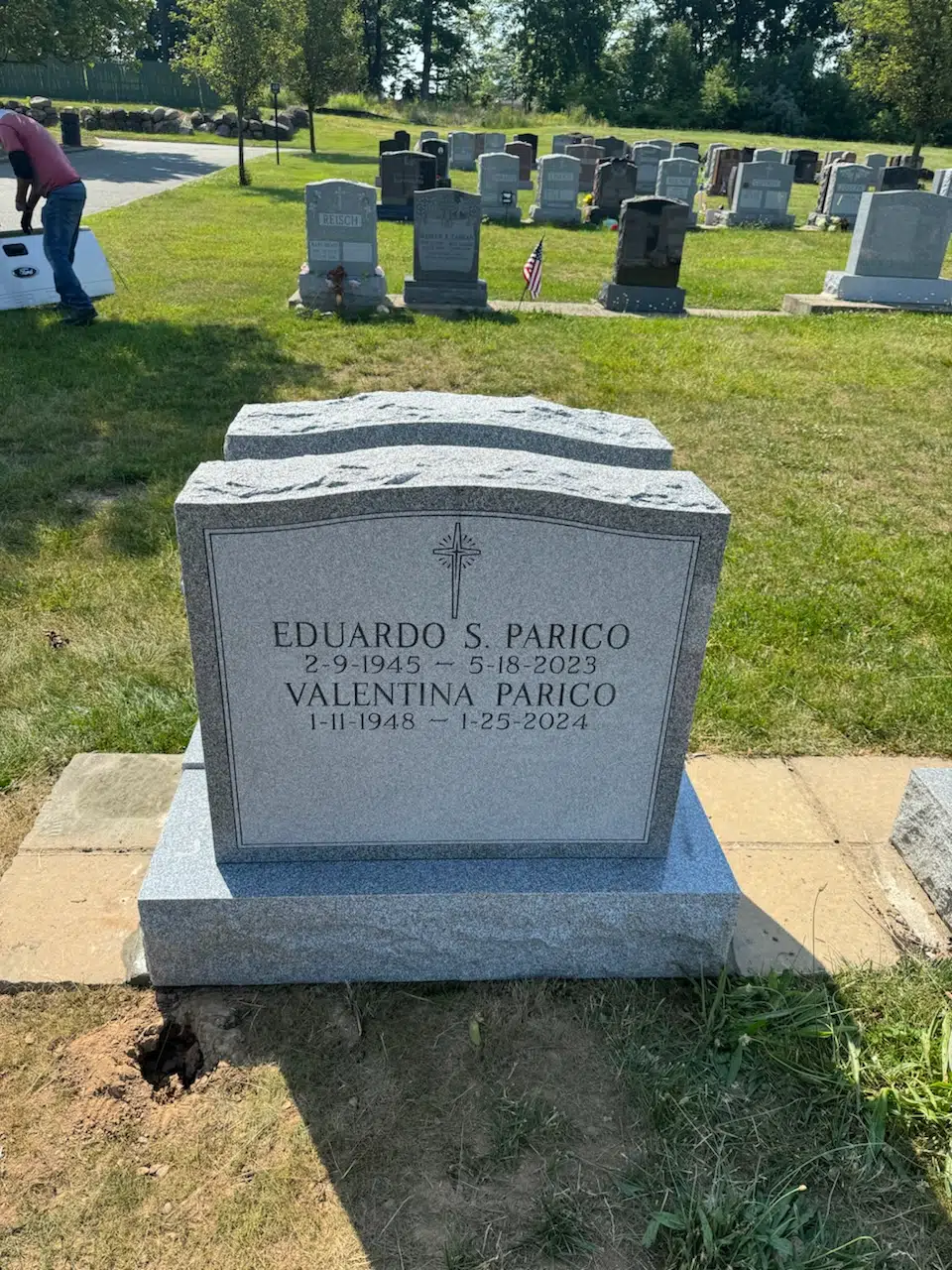 Granite Angel-Themed Headstone hand-carved by Angel Memorials in NJ — image 3
