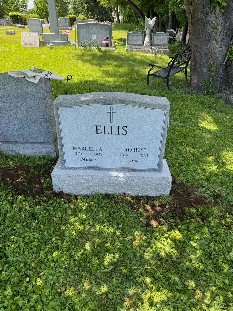 Granite Angel-Themed Headstone hand-carved by Angel Memorials in NJ — image 4